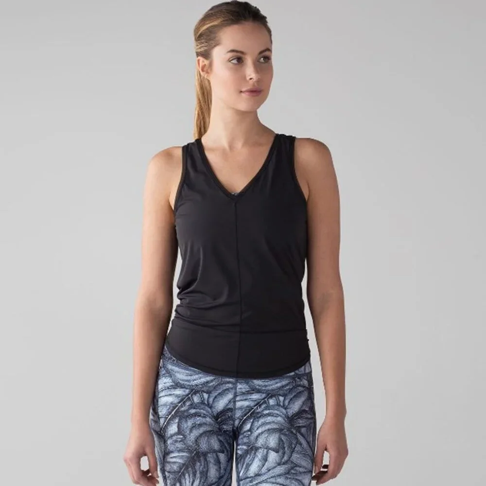 LULULEMON Turn About Tank (Two Ways to Wear) No Size Tag Check Measurements‎